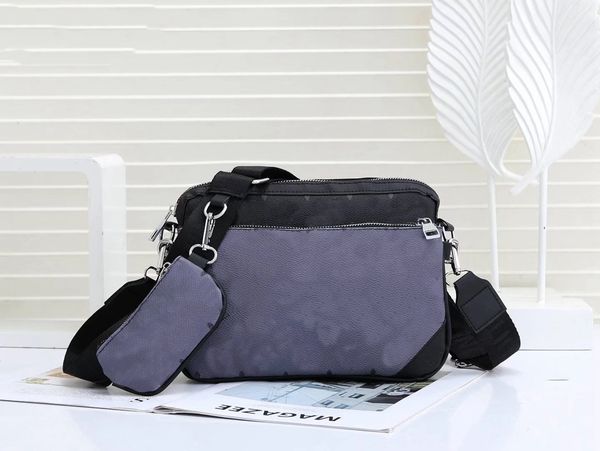 

wallets for men women designer fashion brand logo black men shoulder bag 25-19-9cm handbags without box shopping bags, Red;black
