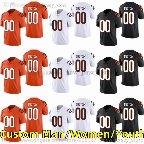 

custom s-6xl ncaa football jersey stitched 9 joeburrow 32 trayveonwilliams 28 joemixon 85 teehiggins 83 tylerboyd 94 samhubbard 2 evanmcpher, Black