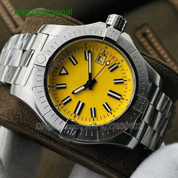 

chronograph movement watch for man watches wristwatch mens mechanical movement watchs 904l coated titanium bezel cosmograph wristwatch 45mm, Slivery;golden