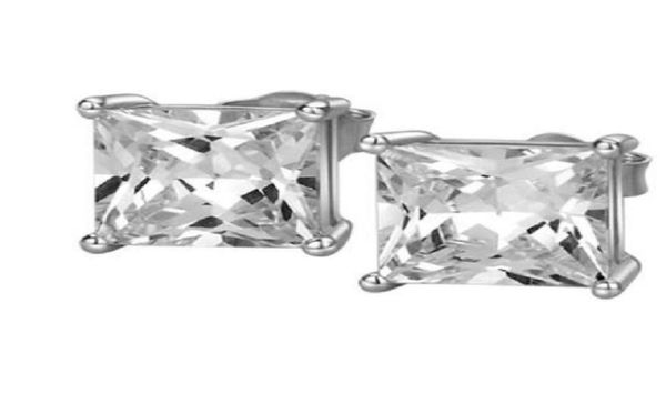 

14k plated gold light stud shining ice flower cut cz diamonds earrings7208504, Golden;silver