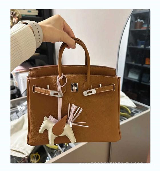 

handbas h ermes bags totes bags raging wind same style headband layer cowhide litchi pattern bag genuine leather women's bag crossbody