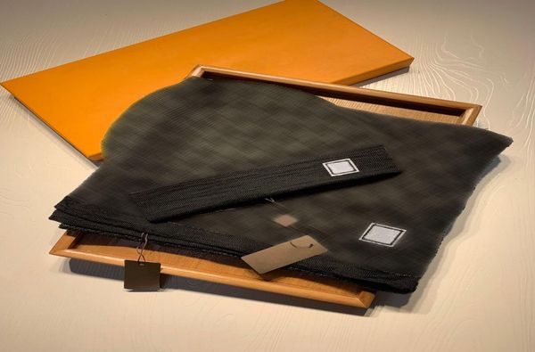 

hat scarf set for men and women winter wool scarf design shawlwool beanie wrap3963427, Blue;gray