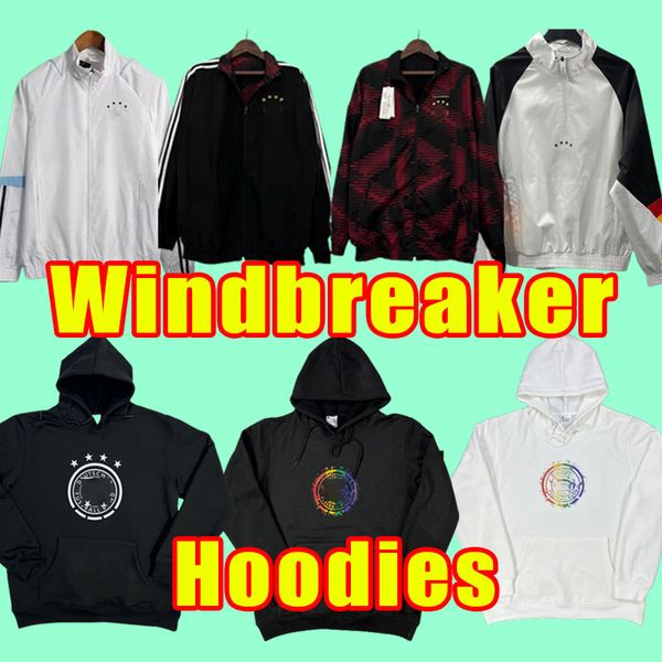 

2022 hummels soccer tracksuits germanys kroos werner muller set football shirt gotze sanea khedira reus german 22 23 long sleeve windbreaker, Black