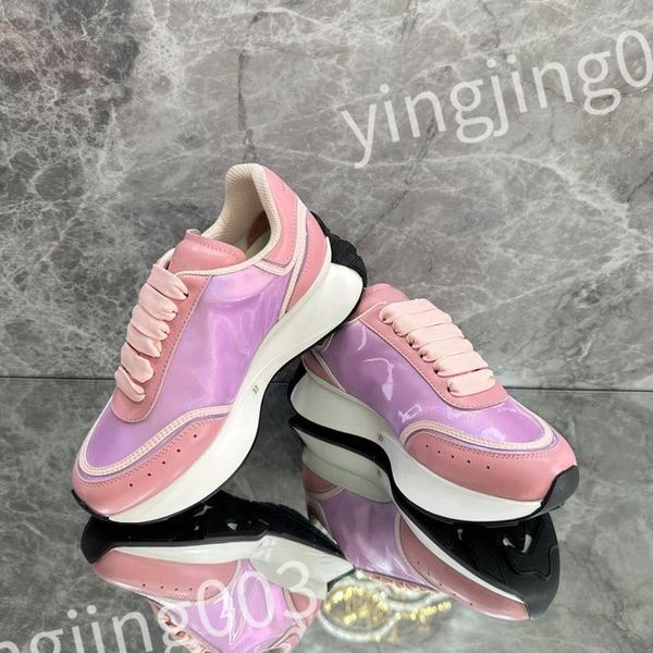 

2023 luxurys designer woman's shoe leather lace up men fashion platform sneakers white black mens womens casual shoes chaussures
