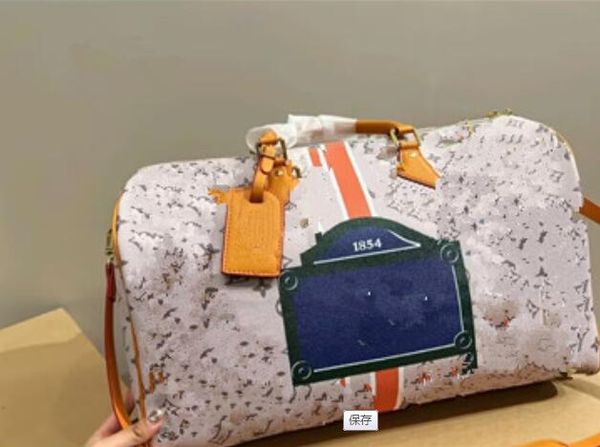 

2023 new design women's keepall travel bag luxury tote bag duffel designer men's luggage large capacity women's luggage cross