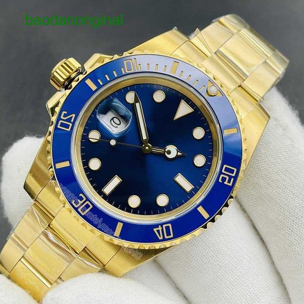 

ceramic bezel and black dial twotone watch automatic mechanics 3235 movment sapphire multifunctional james cameron oyster perpetual no date, Slivery;golden