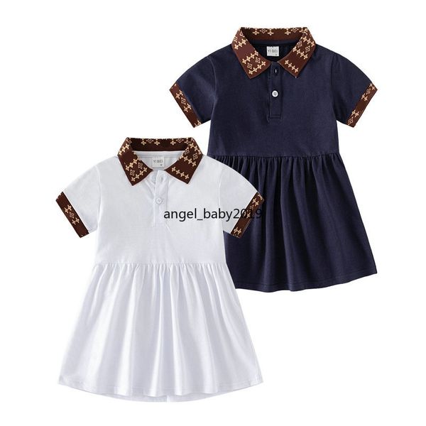 

Summer Dress Baby Girls Cotton Casual Clothes Soft and Comfort for Toddler Infant Kids Dress 1 to 6 Years, Gray