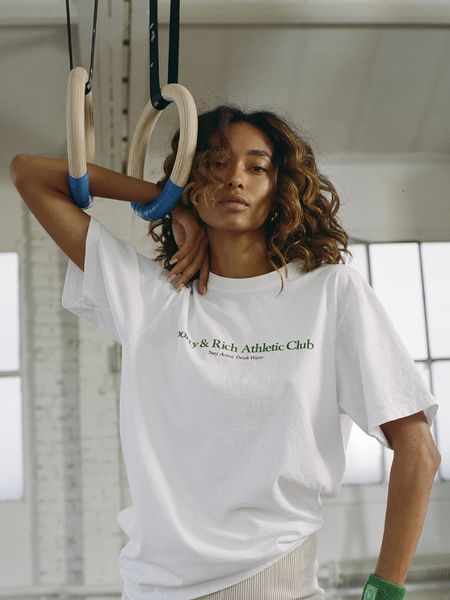 

women's t shirt kaus grafis gambar cetak huruf atasan wanita lengan pendek leher o katun klasik simpel vintage streetwear 230509, White