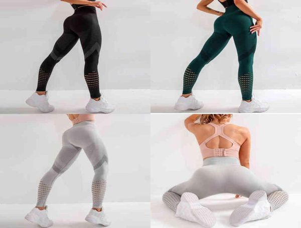 

ty yoga outfits high waist fitness leggings women seamless hollow printed workout pants push up slim elasticity 2204291835933, White;red