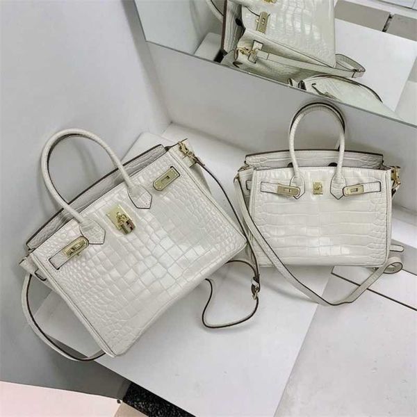 

designer bag tote bag handbag crossbody bags single shoulder bags cowhide crocodile new fashion large capacity bag women's texture leat