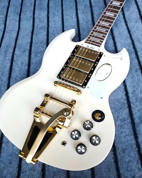 

factory outlet high-quality cream color 6 string right-handed electric guitar