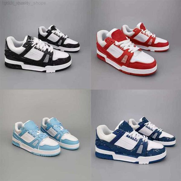 

designer men causal shoes fashion woman leather lace up platform sole sneakers white black mens womens luxury velvet suede 36-45
