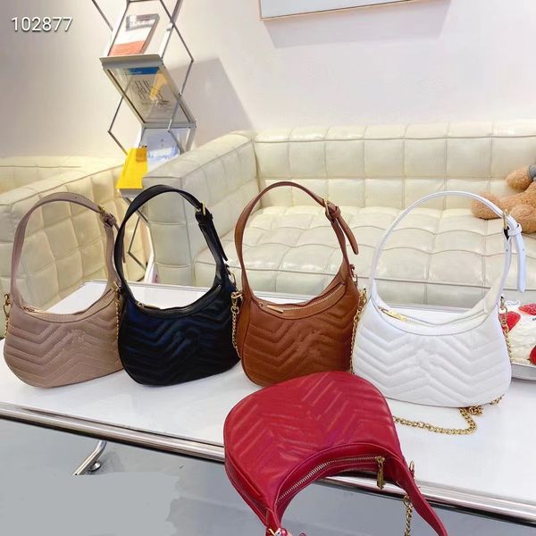 

designer bagssaddleluxury handbag designer shoulder bag quilted sheepskin women's handbags crocodile leather stray bags underarm bag