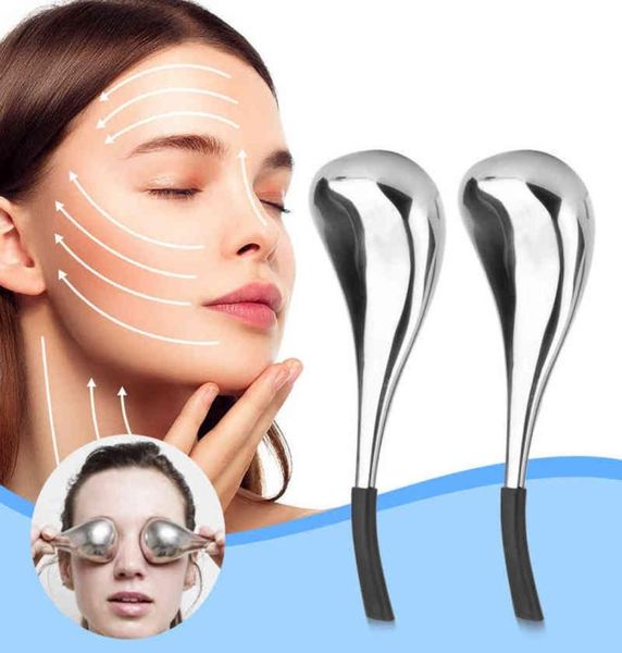 

ice globes spoon massager stainless steel facial massage stick for face eye roller skin care tools 2205107185800