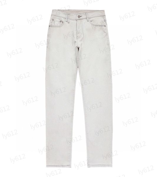 

khaki mens designer jeans spring summer fashion loose casual luxurious breathable slim fitting straight waist denim pants male trousers stre, Blue