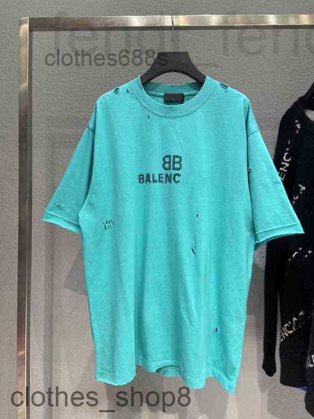 

men's t-shirts luxuriousmen's shirts designer balengs t shirt sweaters quality shir trendy fashion brand men shirs prining mosaic, White;black
