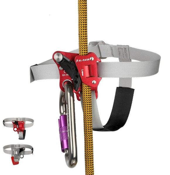 

cords slings and webbing srt rock climbing foot ascender riser with pedal belt grasp rope gear anti fall off left right foot ascen7815963