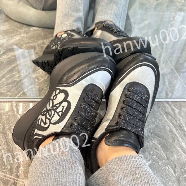 

luxurys designer men's shoes women's casual shoes womens daily life shoes men's leather small white shoes men's and wome, Black