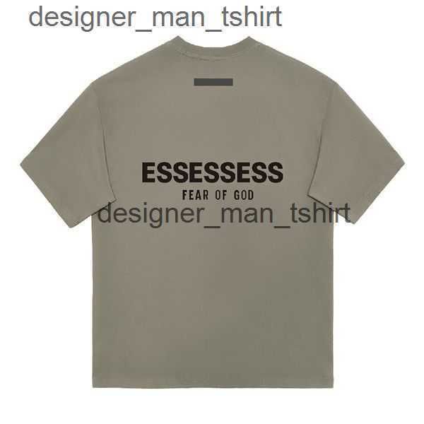 

designer shirts essent t shirt street casual essentail tshirt loose men women luxury shorts essen tshirts chest print fashion tees essentiel, White;black