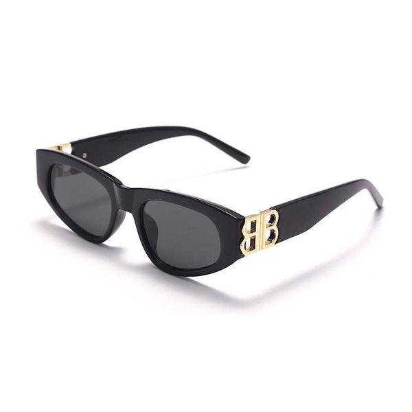 

new b fashion sunglasses small frame women's trend versatile sunglasses, White;black