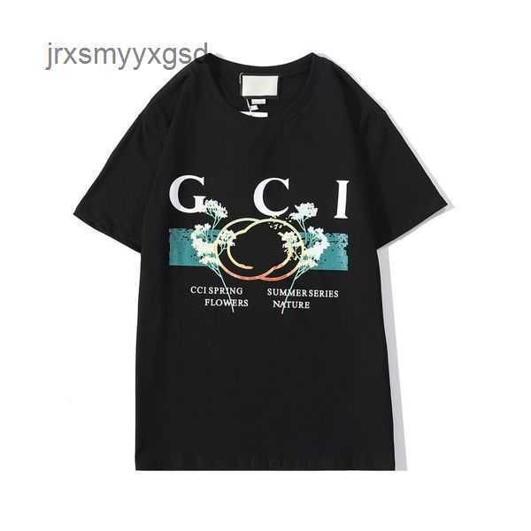 

italian brand designer men's t-shirt luxurious fashion round neck cotton 2g letter printing clothes casual outdoor sports tourism tees, White;black
