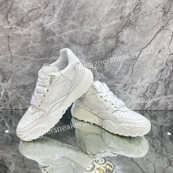 

new men sneakers designer casual shoes classic do-old dirty shoes mid double height bottom trainers leather glitter golden women quality2023, Black