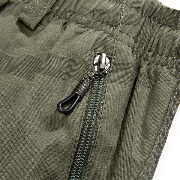 

high-end young and middle-aged five-point pants summer new men's elastic shorts thin casual all-match cotton shorts, White;black