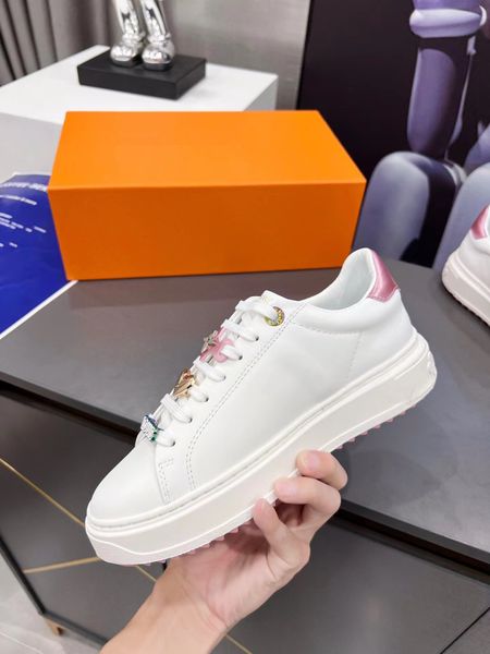 

new shoes men's basketball shoes leather women's travel white shoes fashionable couple sports 0502, Black