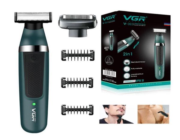 

electric shavers vgr 2in1 facebody electric shaver for men grooming kit beard body trimmer rechargeable razor wet dry washable 2216212846