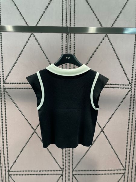 

women's tshirt 23 polo neck half zipper cardigan sweater tank colored casual fit knitted tshirt 502078 230510, White