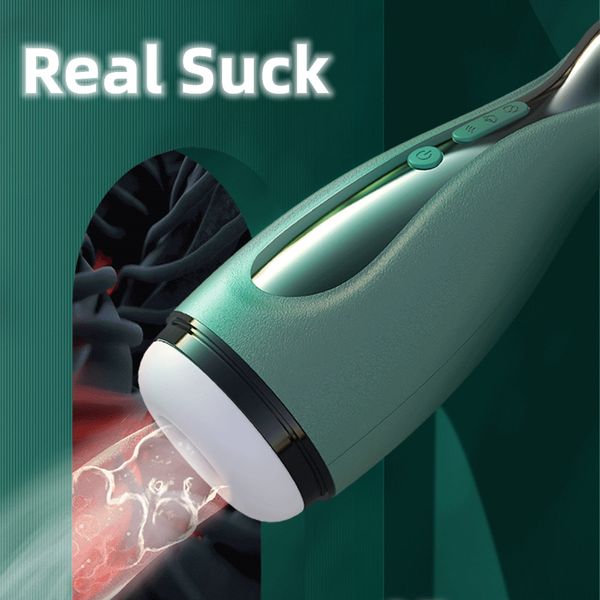 

wool yarn real suck blowjob cup for men male masturbator goods for men deep throat vibration automatic suction oral, Black;white