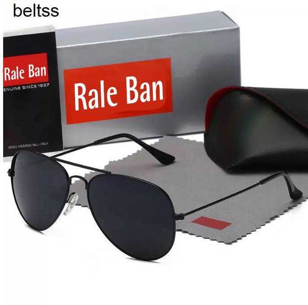 

designer aviator 3025r sunglasses for men rale ban glasses woman uv400 protection shades real glass lens gold metal frame driving fishing su, White;black