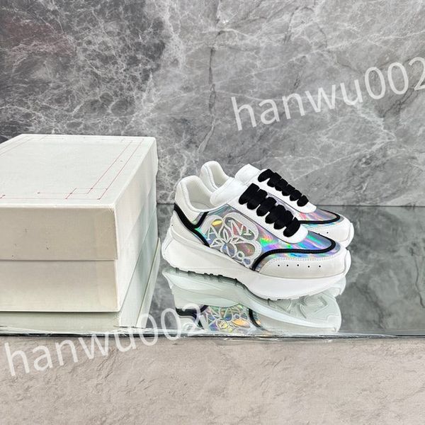 

luxury designer men's shoes women's casual shoes women's daily life shoes men's leather small white shoes men's and, Black