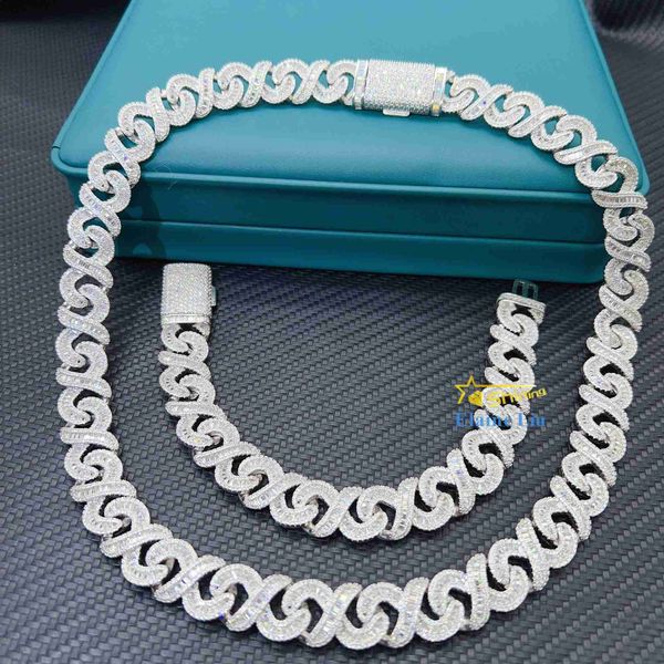 

wholesale price miami 925 sterling silver necklace for men vvs moissanite cuban link chain