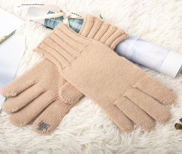 

ski gloves full fingers knitted warm mitten winter favor for autumn and t84313104