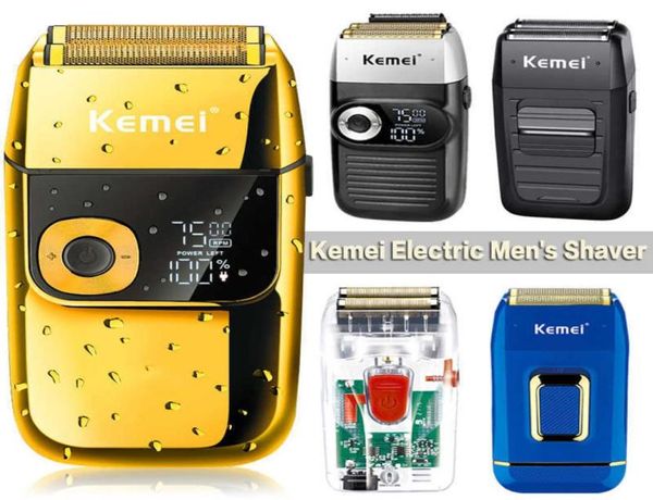 

electric shavers kemei men039s electric shaver rechargeable razor machine for men hair clipper professional beard trimmer origi5098891