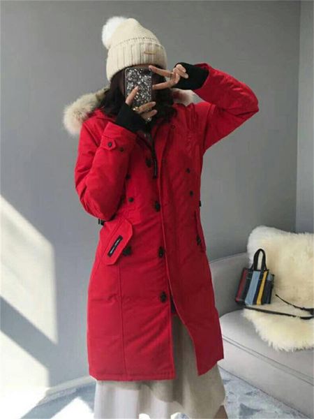 

leather 2022 fashion white duck down coat thick warmth waterproof slim parkas jacket red long sleeve korean coats clothing, Black