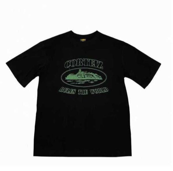 

23ss men's t-shirts designer t shirt dog letters printed sweatshirt men tshirt corteiz trend short sleeve s hi hop tees 115, White;black