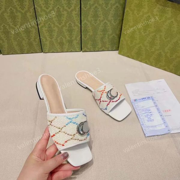 

sandals slipper foam runners bags designer women rubber patent leather it is a kind of shoes that can be matched with clothes at will embroi, Black