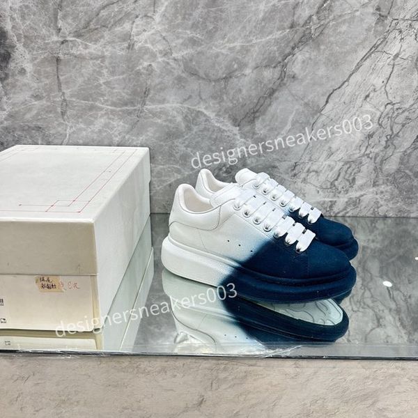 

2023new designer casual shoes classic do-old dirty shoes mid double height bottom trainers leather glitter golden quality, Black