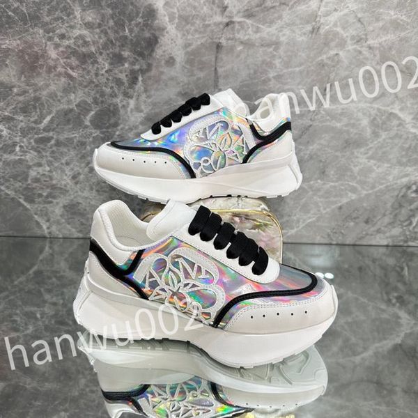 

2023 new luxury designer men's shoes women's casual shoes women's daily life shoes men's leather small white shoes men&#, Black