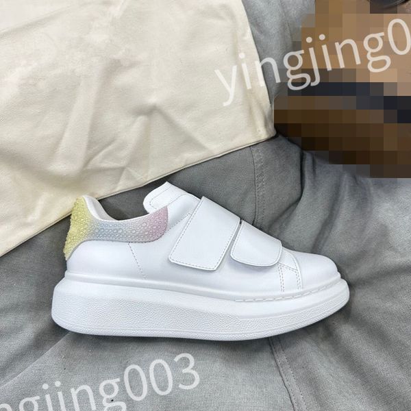 

r woman shoe leather lace up men fashion platform sneakers white black mens womens casual shoes chaussures