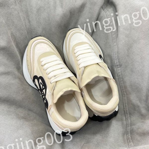 

new luxurys designer woman shoe leather lace up men fashion platform sneakers white black mens womens casual shoes chaussures