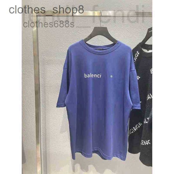

men's t-shirts luxuriousmen's shirts designer balencgss t shirt sweaters high fixed version tower letter sleeved same loose print, White;black