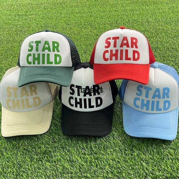 

high truck hat nahmias trucker hat big headed american truck hat sun protection show face small men and women, Blue;gray