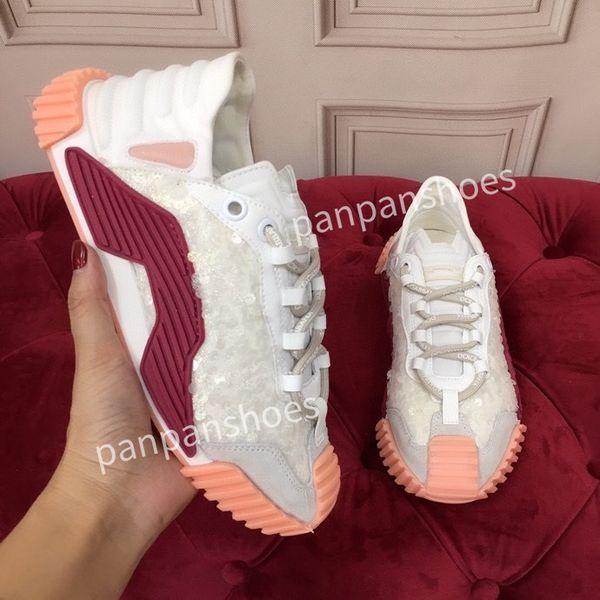 

fashion brand casual shoes womens designer leather lace-up sneakers fashion lady flat running letters shoes platform sneaker2023, Black