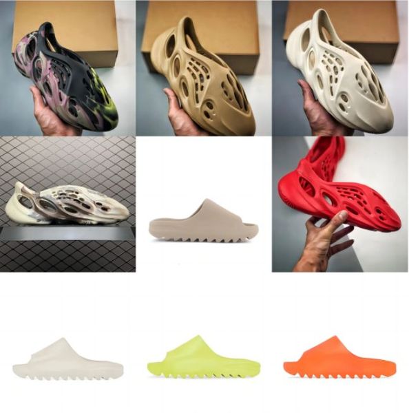 

designer men woman slider sandals vermillion mineral blue onyx pure slipper bone resin clog desert ararat original materials slides shoe 36-, Black