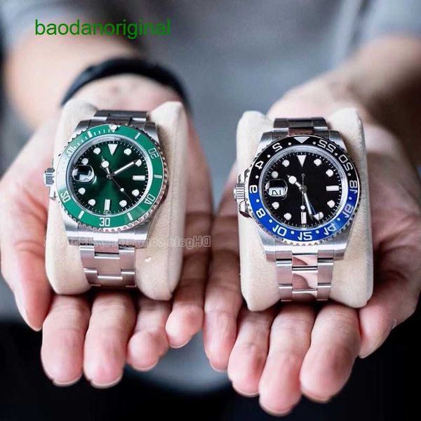 

designer watches greenwater oystersteel perpetual dte mens watch two tone oyster bracelet blue dial watch 41mm screwdown crown green cerachr, Slivery;golden
