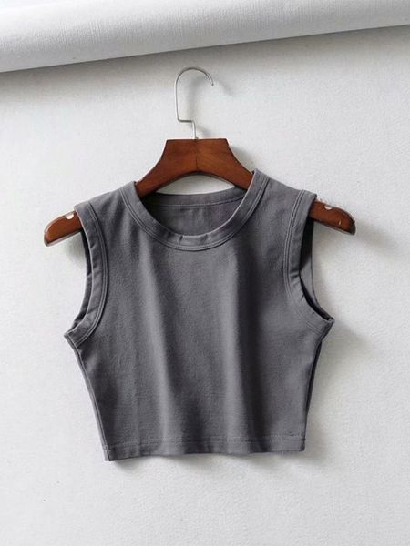 

women's tanks camis atasan crop putih musim panas tank seksi punk hitam pengendara sepeda motor wanita tanpa lengan streetwear korea fe, White