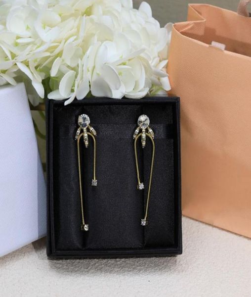 

022 brand fashion new silver needle long earrings0123459750749